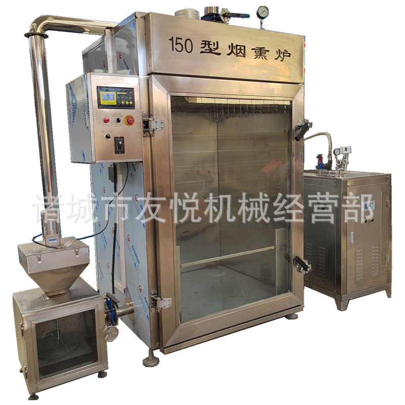 香肠烟熏设备火腿豆干腊肉鱼干多功能烟熏箱