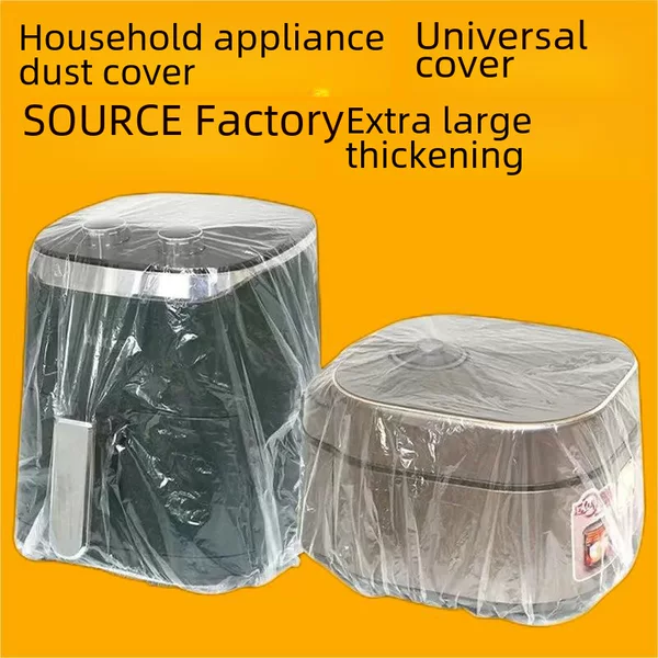 Enlarged Thickened Disposable Dust Cover Electric Rice Cooker Dust Cover Large Bakeware Microwave Oven Transparent Universal
