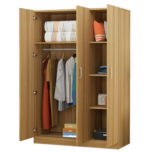 Wardrobe Storage Modern Simple Simple Wooden Rental Cabinet Children's Home Small Apartment Bedroom