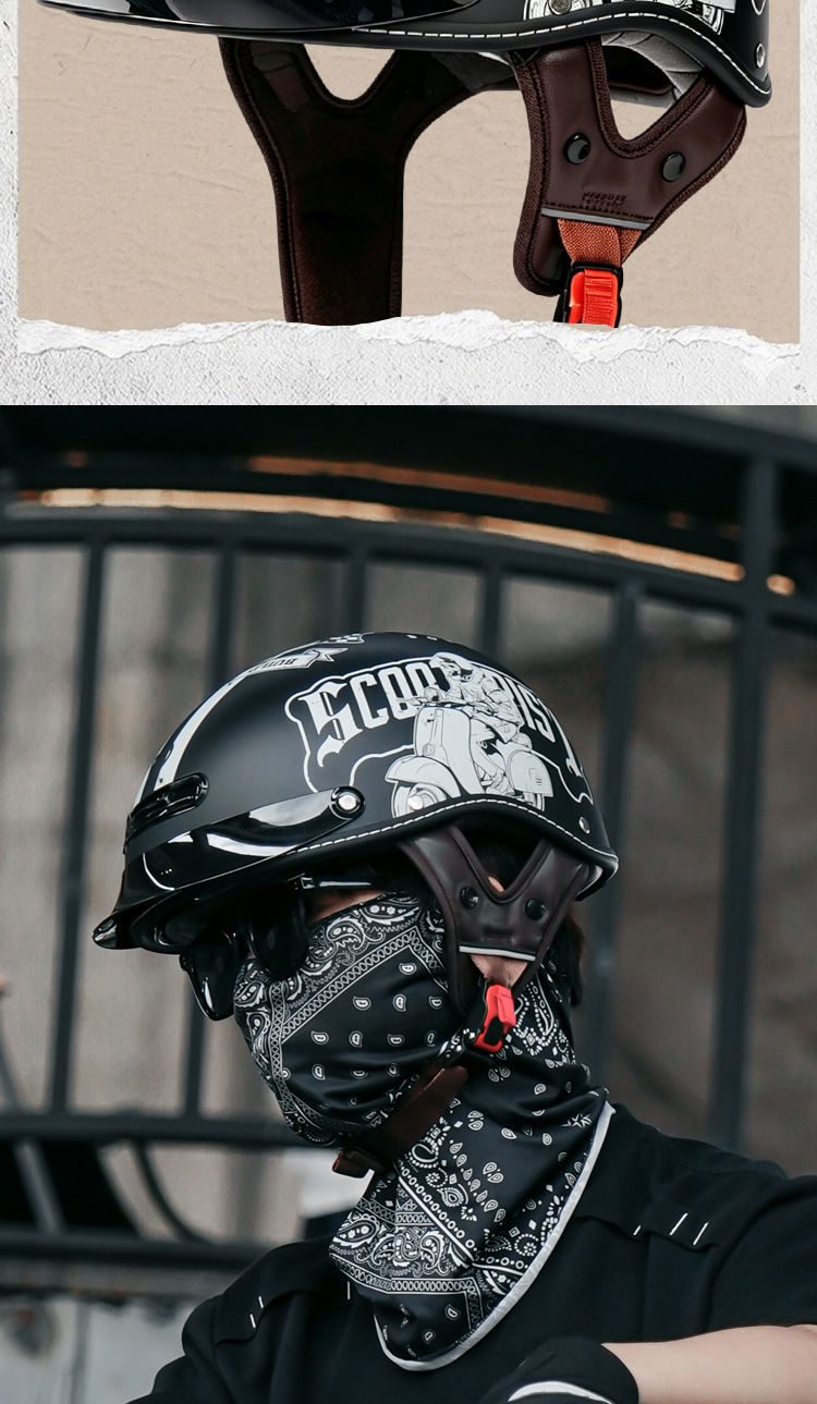 VD cross-border genuine helmet for electric motorcycles, 3C certified, suitable for commuting, summer sun protection, half helmet, all-season safety helmet