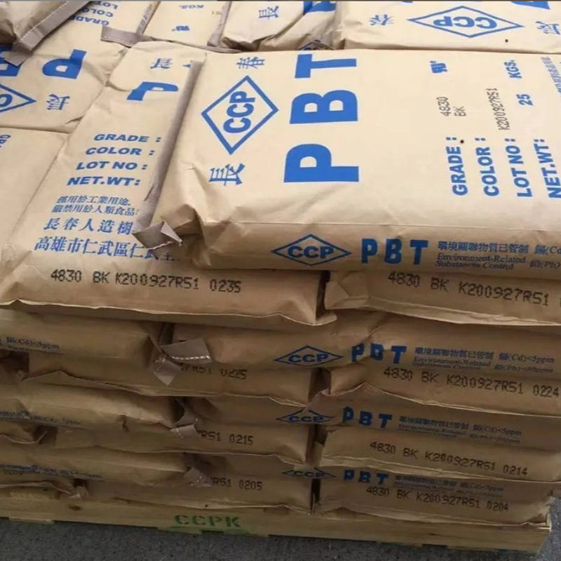 Fiber-Reinforced Fire-Resistant Pbt Zhangzhou Changchun 4815Bk High-Strength Flame-Retardant Black 15% Filler