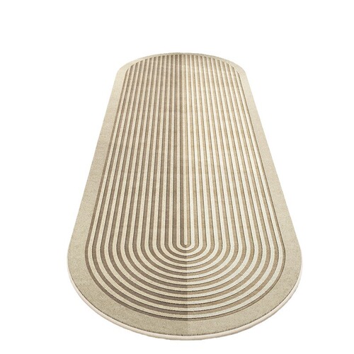 Wabi-sabi style bedside cashmere-like carpet for home living room anti-slip easy to clean carpet bedroom warm and cool insulation carpet