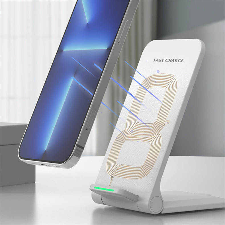 博力神15w無線充電器は急速に折り畳み可能で、アップル華為安卓縦型携帯電話スタンドzに適用される|undefined