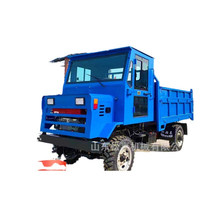 Carga de descarga camión basculante diesel de cuatro ruedas vehículo agrícola todo terreno escalada cuatro no como ingeniería de camión de tracción