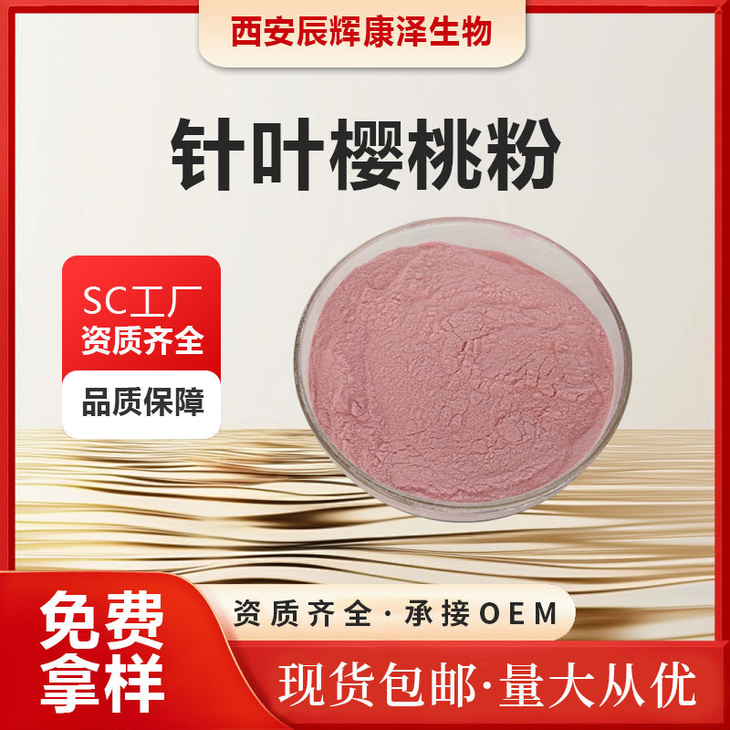 Acerola powder, acerola fruit powder, acerola juice powder, water-soluble powder, consultation and sample request from the factory