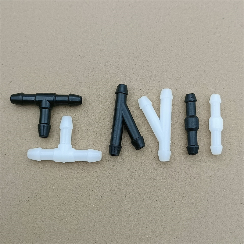 Automobile wiper water spray pipe joint automobile water spray nozzle three-way direct oblique adapter wiper water spray hose Automobile wiper water spray pipe joint automobile water spray nozzle three-way direct oblique adapter wiper water spray hose