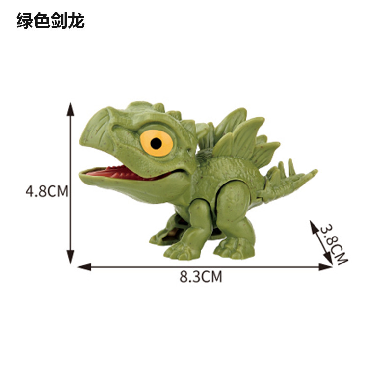Dedo mordido juguetes de dinosaurio para niños mordido mano modelo de dibujos animados para niños regalos de huevos de dinosaurio simulación de dinosaurio al por mayor