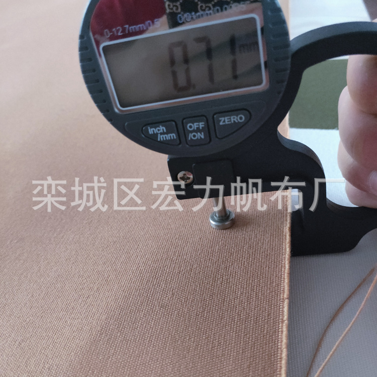 Personalizada encriptación espesa al aire libre polvo protector solar poliéster marrón silicona lienzo khaki impermeable