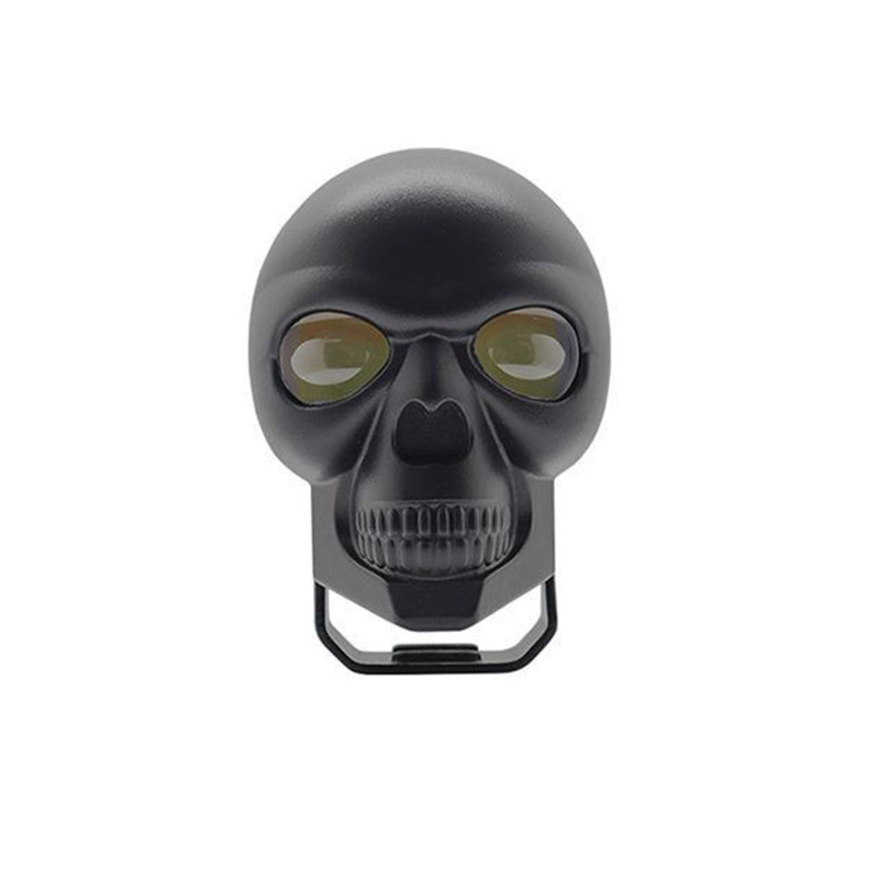 Motocicleta LED proyector cráneo de dos colores foco faro lejos y cerca de la luz del vehículo todoterreno vehículo eléctrico modificado motocicleta