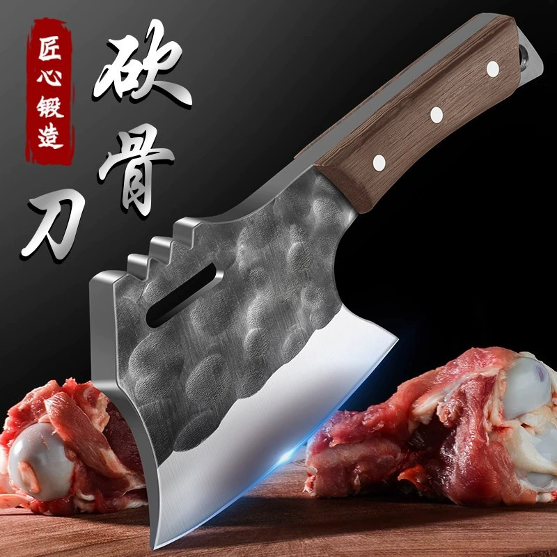 Нержавеющая сталь, топороподобный нож для резки мяса, резка свинины, крупной рогатости, баранины, большой кости, лезвие для нарезки свинины, терпение, разделка