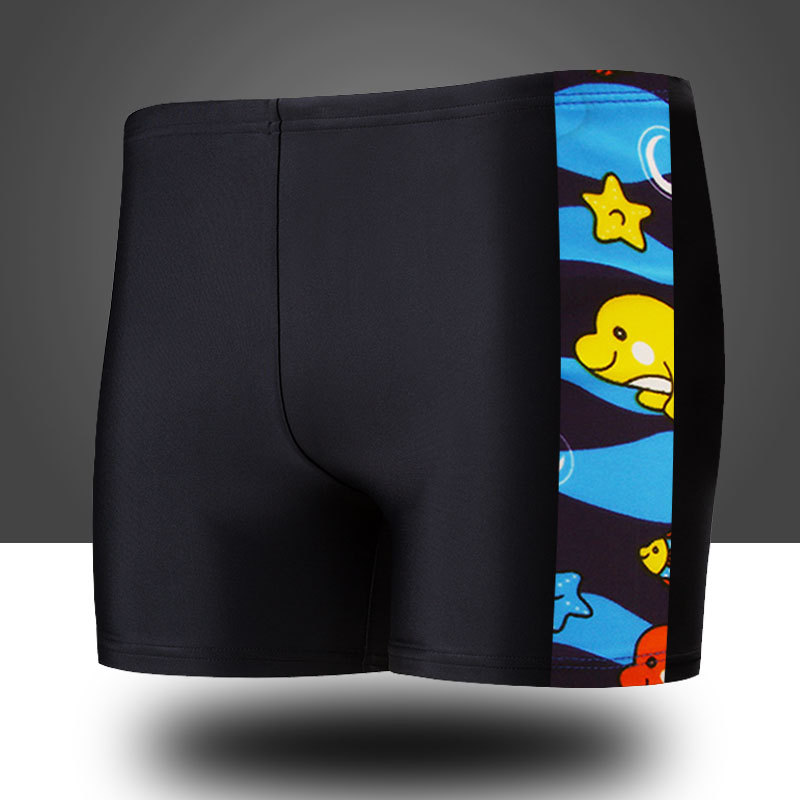 Bañador para niños traje de baño patchwork dibujos animados niños Boxer moda verano infantil Bañador para niños medianos y grandes