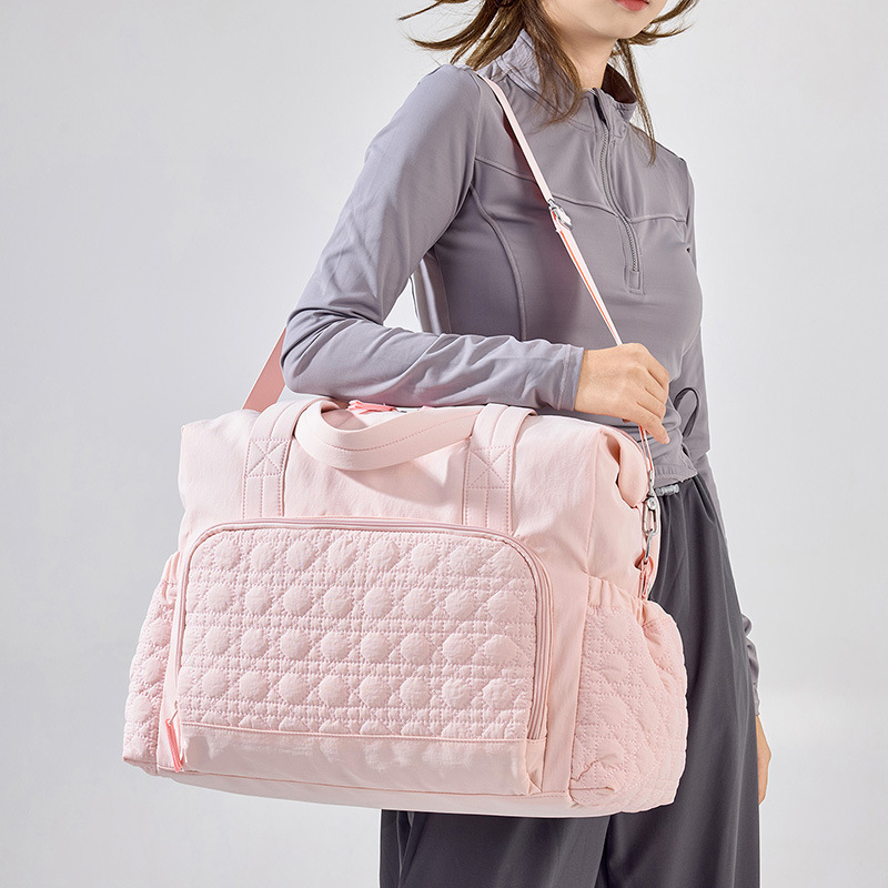 Nuevos productos transfronterizos de moda bolsa de viaje de gran capacidad separación seca y húmeda bolsa de acondicionamiento físico inclinada bolsa de mano bolsa de mamá