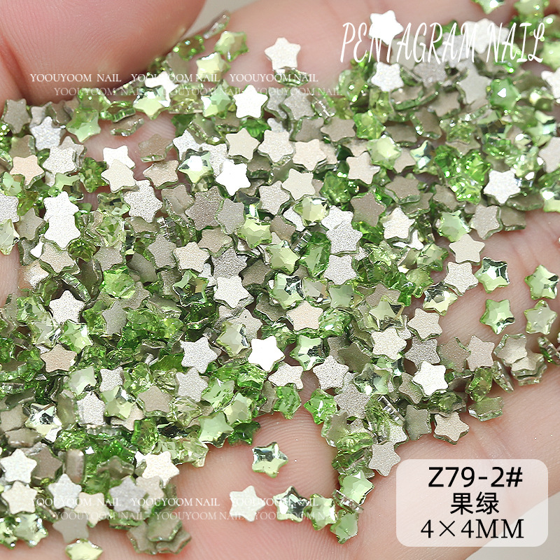 z79-2#과일 그린 4*4mm 1개