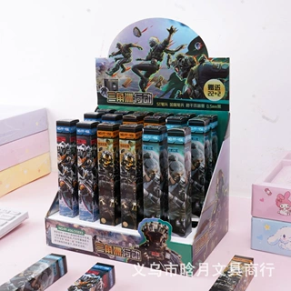 新款FF-456三角洲行动盲盒中性笔创意高颜值威龙签字笔黑色按动笔