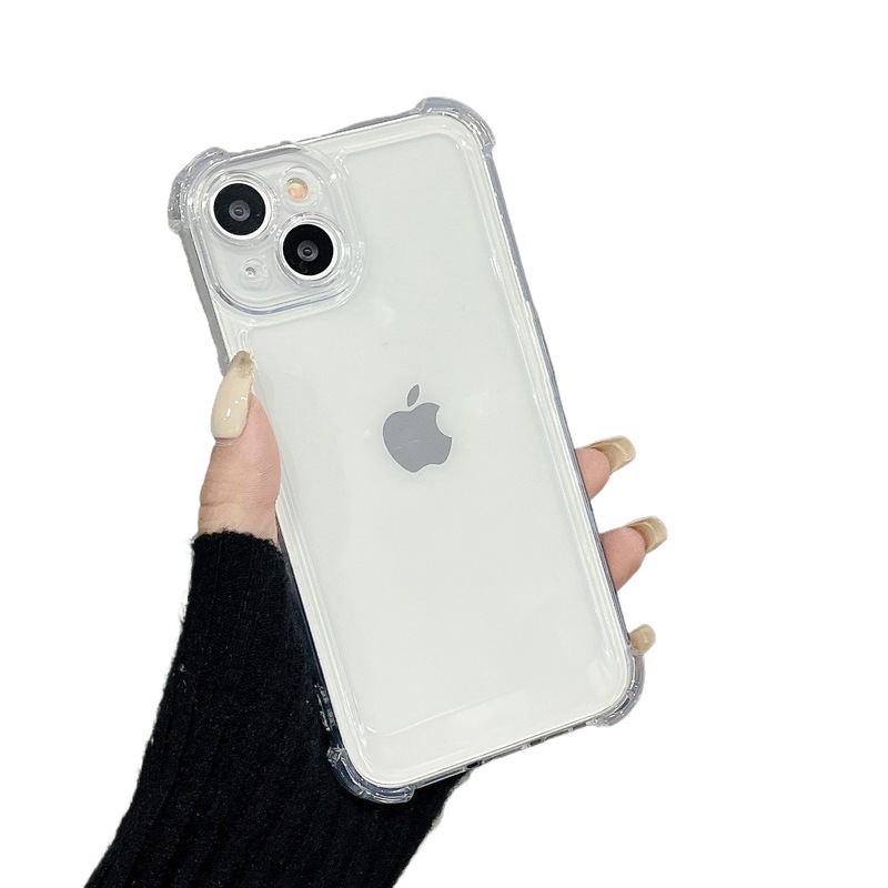 四角エアバッグ転倒防止用アップル16pro携帯ケースiphone15透明14高級感tpu保護カバー|undefined