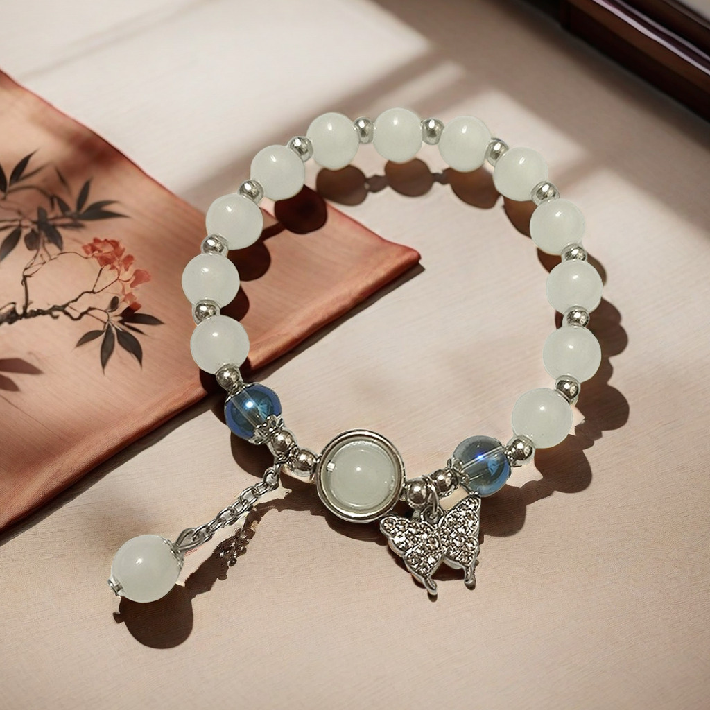 Pulsera de Lirio de los Valles Súper Hada, Promoción Especial 2025, para Mujer, Fresca y Única, Sensación de Alta Gama, Regalo de Pulsera con Cuentas para Mejor Amiga Estudiantil
