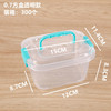 Laundry capsules, handheld transparent storage box for auto