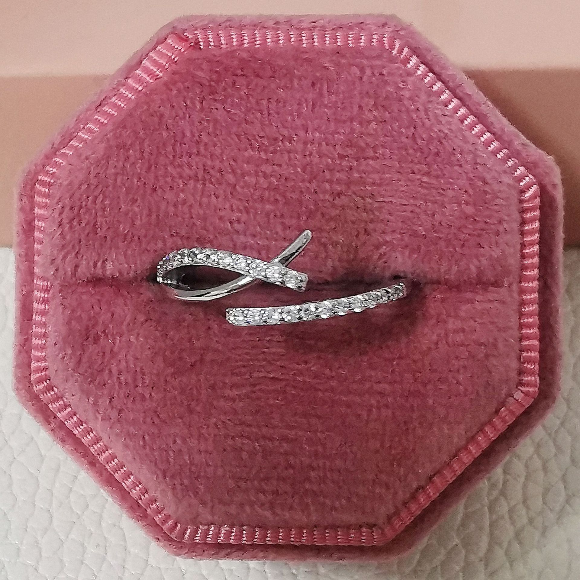 Sheen New Cross Onregelmatig Ontwerp Ring Opening Verstelbaar Dames Classic niche r8152_voghion.com