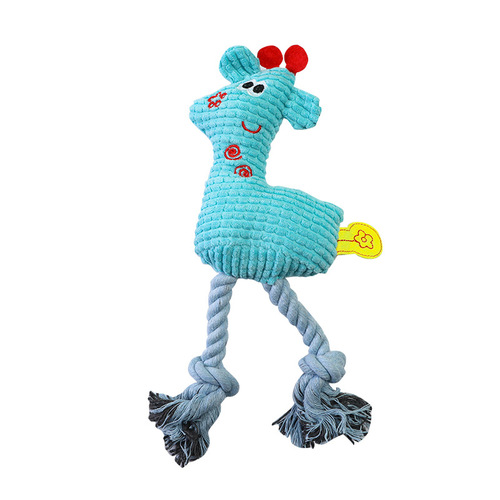 Corn Kernel Pet Plush Toy – Dog & Cat Chewable, Bite-Resistant, Sound-Producing Toy with Cotton Rope for Teeth Cleaning, Wholesale Available