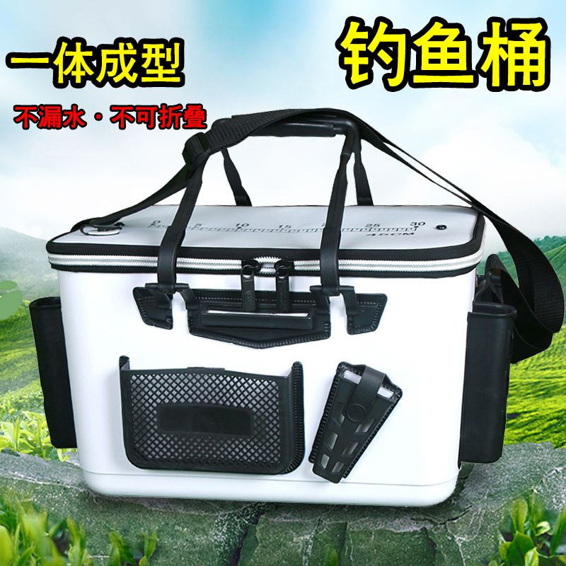 Luya Dishing EVA Bucket Thickened Large Fishing Bucket Fish Bucket Live Fish Bucket Waterproof Portable Bucket Factory Straight