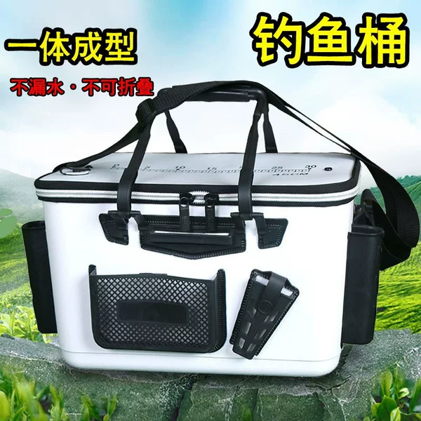 Luya Dishing EVA Bucket Thickened Large Fishing Bucket Fish Bucket Live Fish Bucket Waterproof Portable Bucket Factory Straight