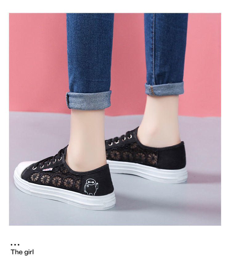 Scarpe da tennis da donna da donna Scarpe sportive Scarpe in pelle Scarpe da ginnastica Scarpe da ginnastica versatili imbottite in tela di tessuto_voghion.com