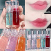 Three stages lip balm, glossy lip gloss, moisturizing set, intense hydration, plump lips effect