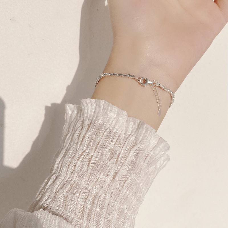 Fashion Geometric Sterling Silver Irregular Bracelets 1 Piece