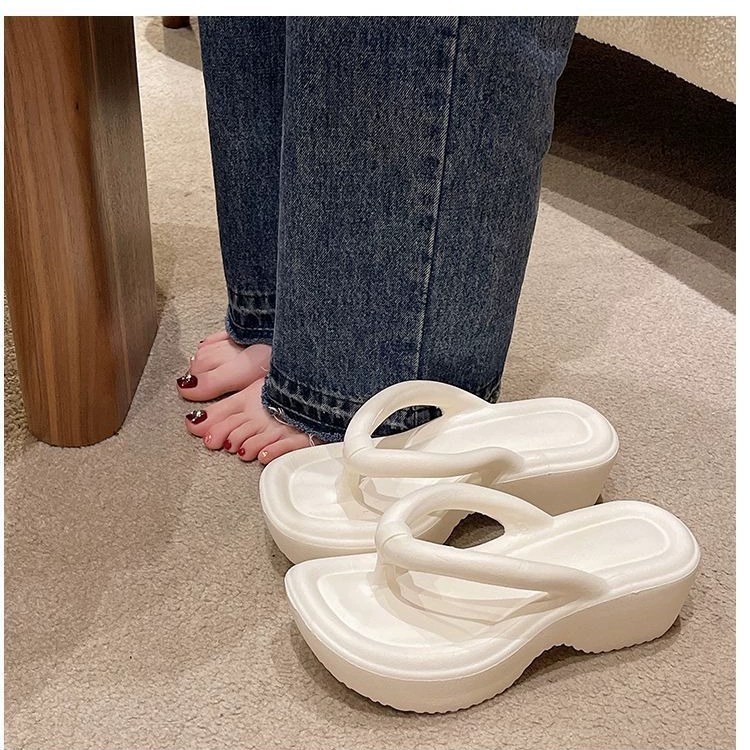 Елочные шлепанцы женские толстые подошвы летние эва чувствует себя как дерьмо дома дешевые нескользкие холодные тапочки