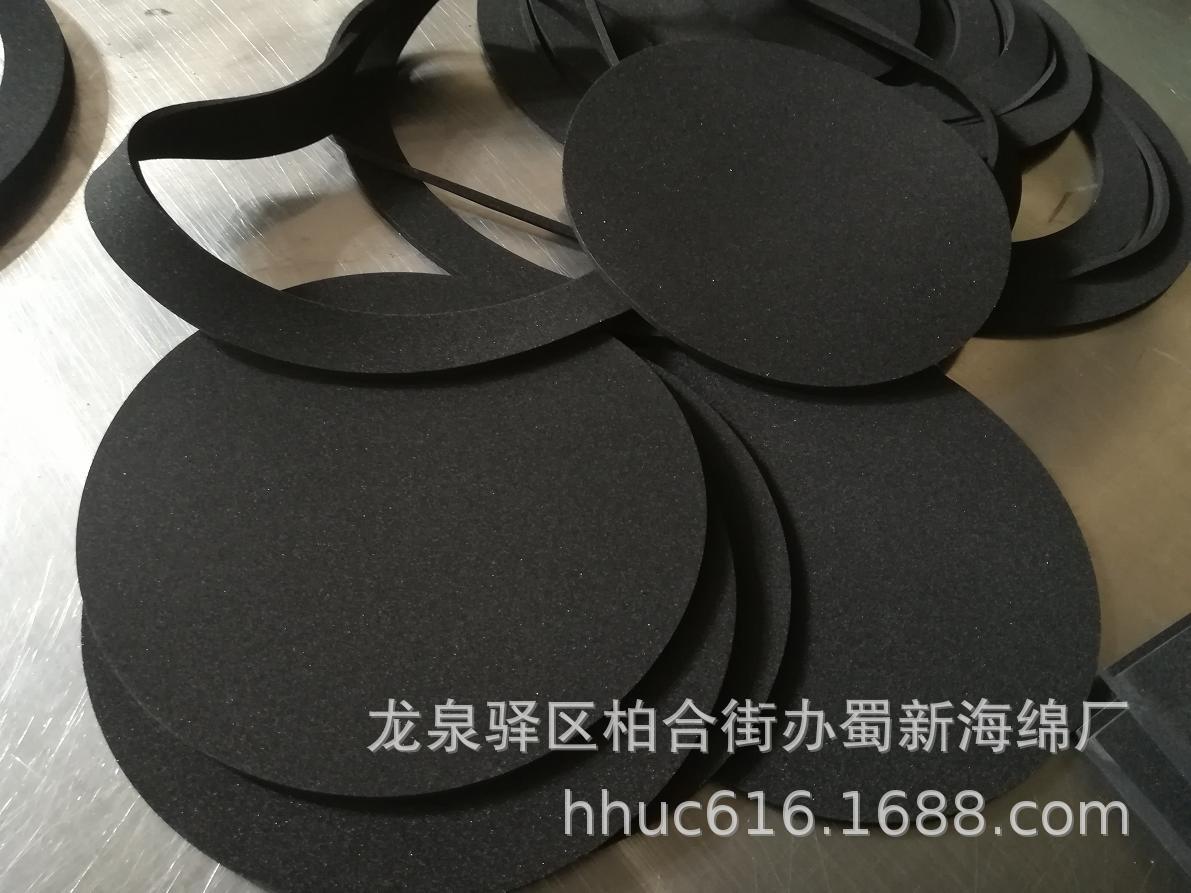 供应黑色高密度高弹闭孔橡胶海绵垫/EPDM阻燃泡棉垫/耐高温海绵垫