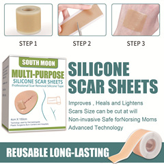 South Moon Silicone Gel Scar Patch, Lightening, Repairing, Pregnancy and Smoothing Skin Surgery Scar Patch