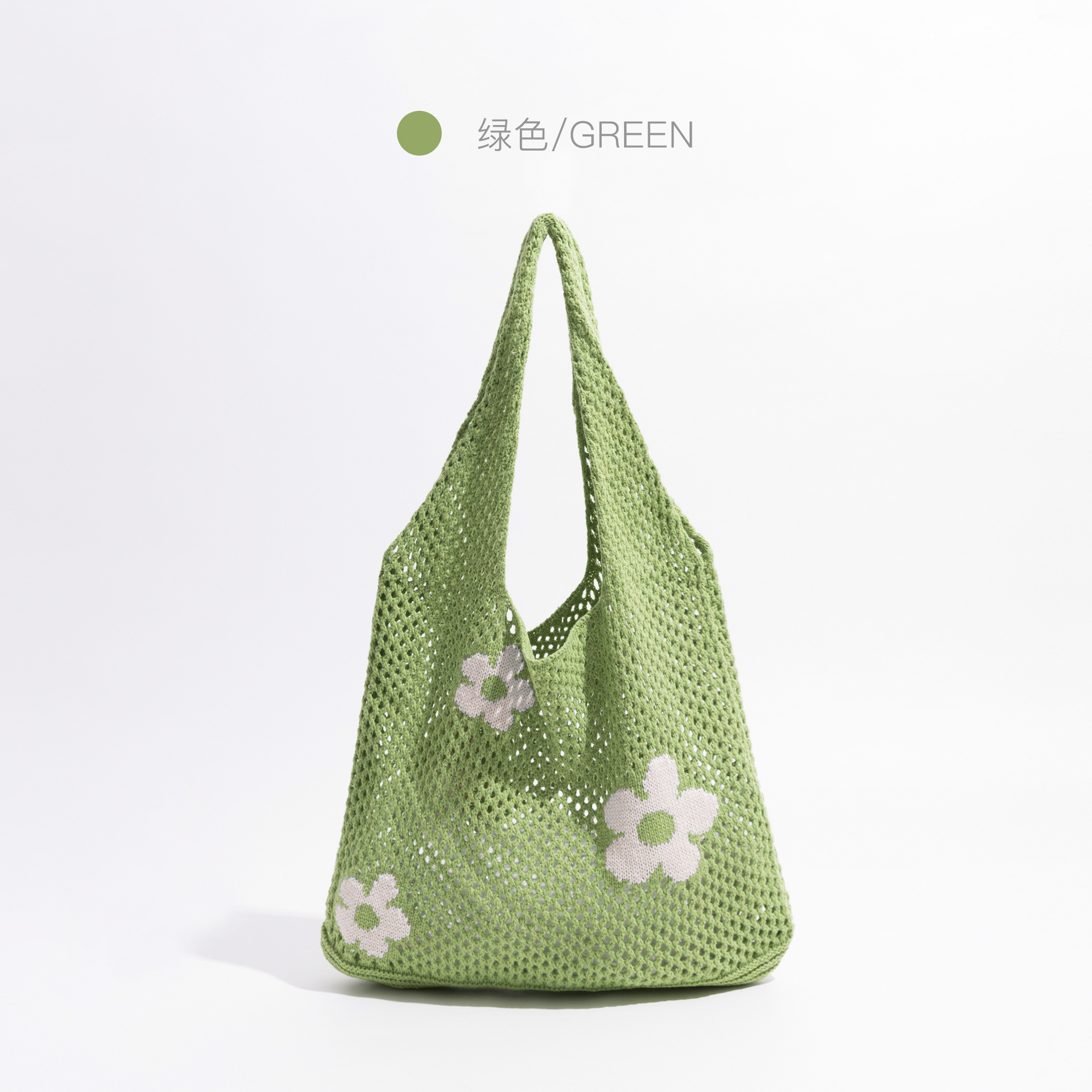 Cross-border Knitted Bag Summer All-match Large Capacity Sho..