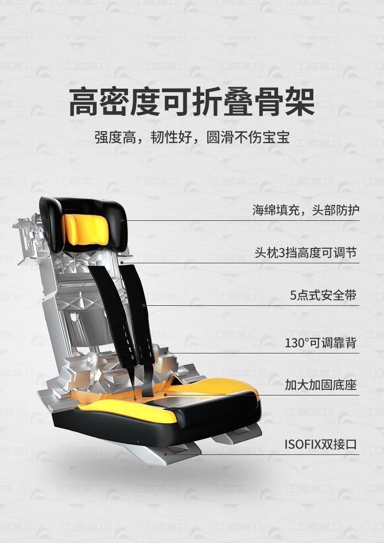 Suitable for Kids Safety Seats for Cars Aged 9 Months to Other 2-Year-Old Babies and Kidsren, Easy to Carry in the Car