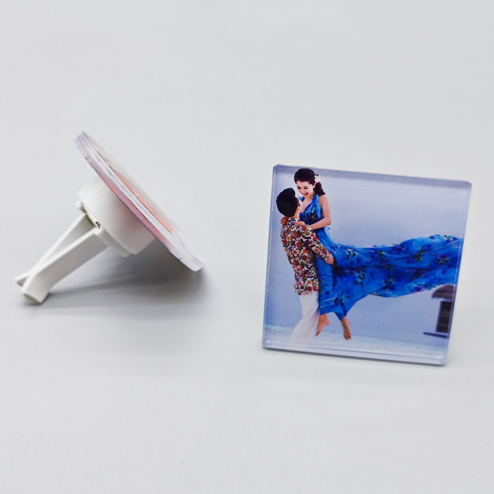 Thermal transfer acrylic car aromatherapy clip sublimation car decorative film cross-border new car aromatherapy film
