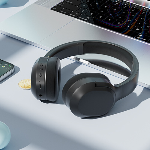 Procesamiento de auriculares DR86 personalizados, duración de la batería larga, auriculares Bluetooth inalámbricos con calidad de sonido HIFI de reducción activa de ruido ANC