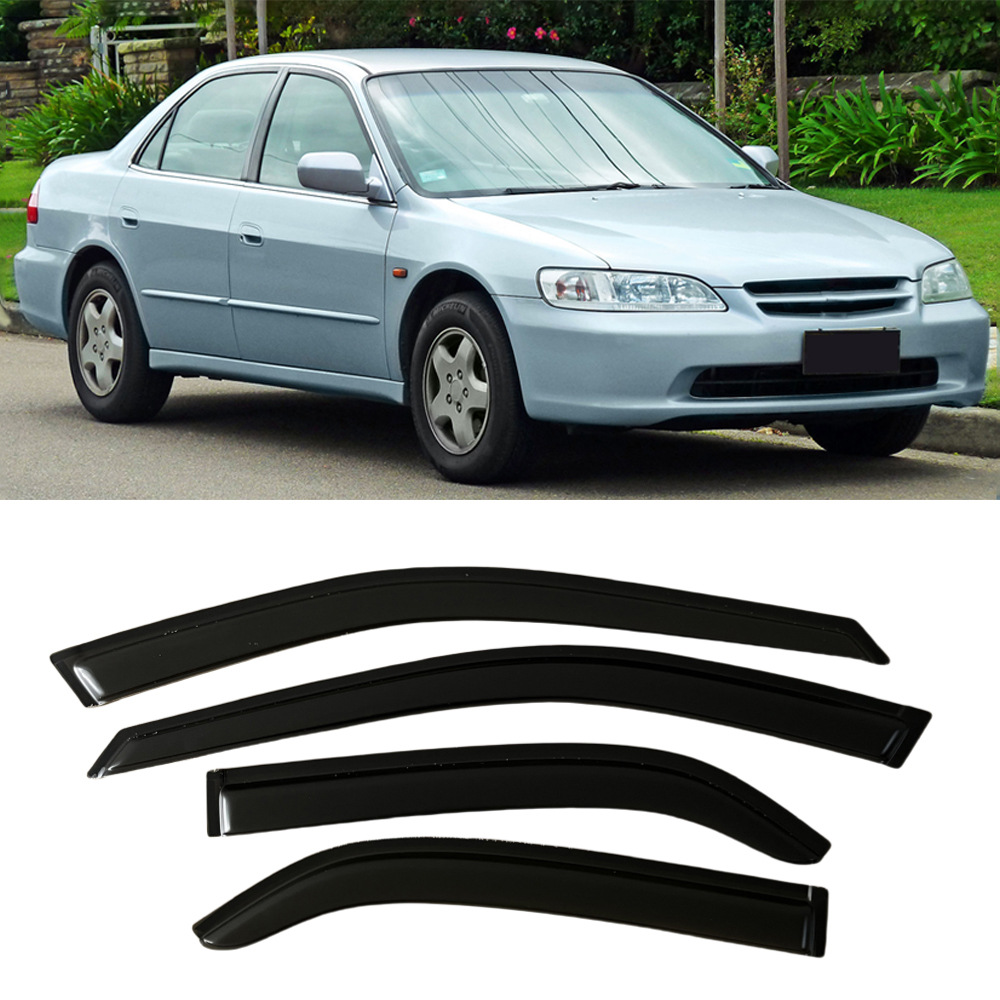 Honda For Honda ACCORD Sedan 1998-2002 Weather Shield Side Window Deflector Rain Eyebrow Thickened (Rain shield) - for-honda-accord-sedan-1998-20024pcs