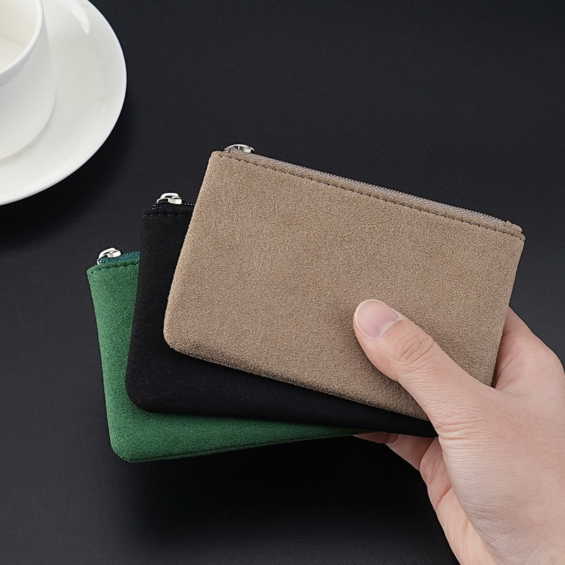 Bolso de cambio, bolso de bolsa de piel, bolso de almacenamiento, bolso de tarjetas, bolso de tarjetas, bolso de llaves, bolso de tarjetas de cambio, cartera encantadora, mujer