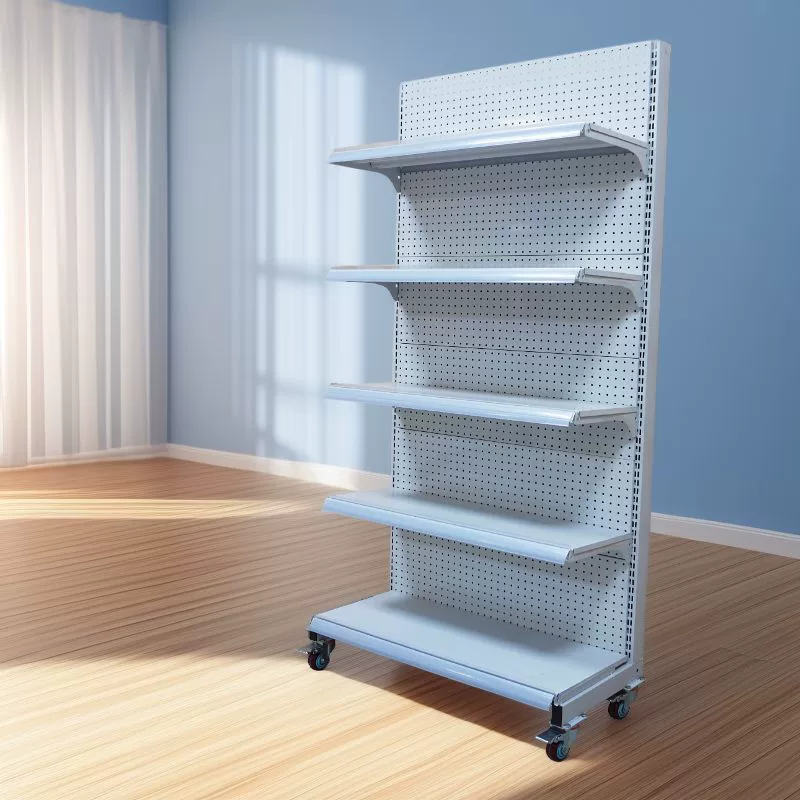 Полки для супермаркетов на колесах, выставочные мобильные полки для супермаркетов, выставочные мобильные полки на колесах, белые односторонние полки для напитков