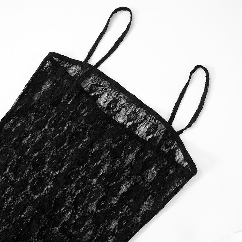 Arrival Women Clothing Sexy Lace Hollow Out Cutout out Long Sleeve Spaghetti Strap Jumpsuit