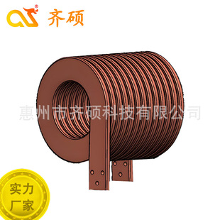 [Certified Factory] High-Power, High-Current, Low-Noise, High-Filtering New Energy Flat Copper Coil Inductance Coil