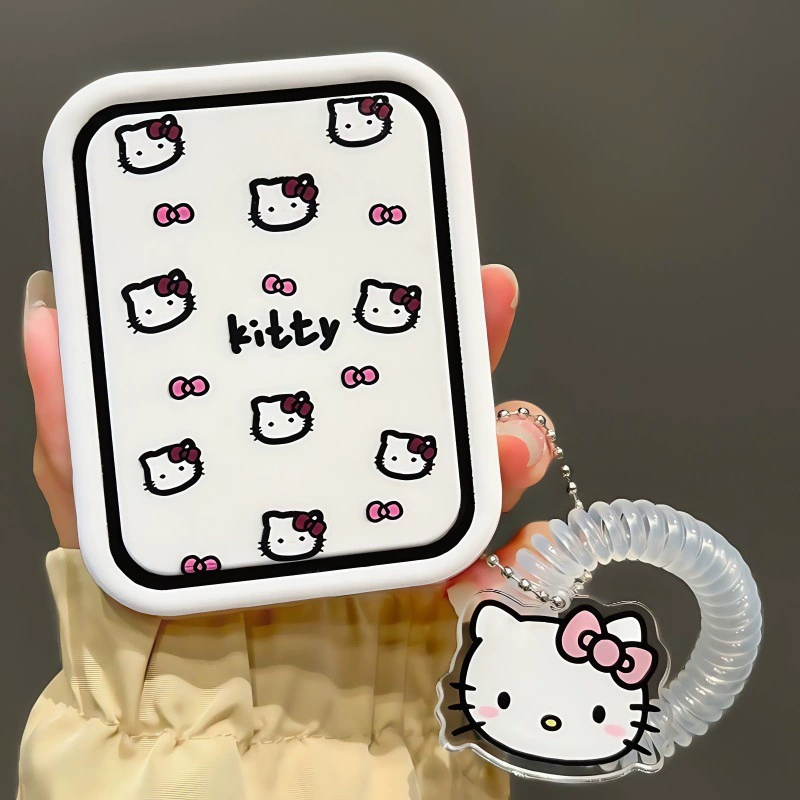 Hello Kitty, японский ручной складывающийся милый зеркало для студентов