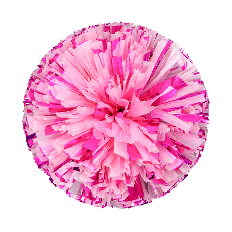 Porristas Bola de flores porristas mano flor mano sacudida flor danza rendimiento mano flor porristas flor bola de color rendimiento