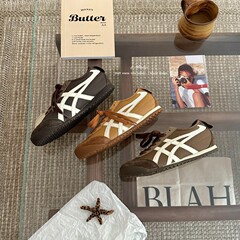 德训鞋男女情侣款厚底增高复古黄色阿甘鞋真皮百搭系带运动休闲鞋
