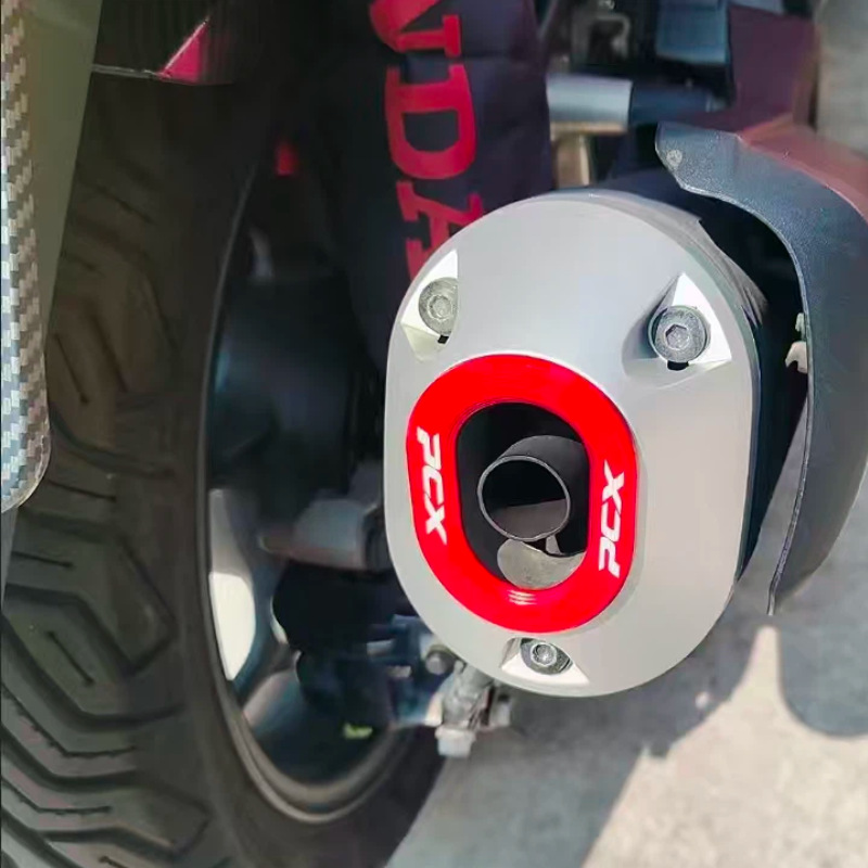 Suitable for Pcx160 Motorcycle Modified Exhaust Pipe Tail Cover Aluminum Alloy Exhaust Pipe Decorative Protective Cover Accessories
