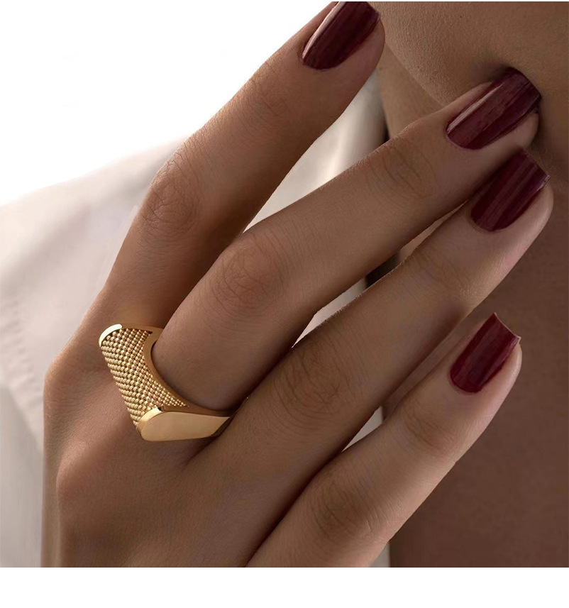 Fashion Geometric Sterling Silver Plating Rings 1 Piece