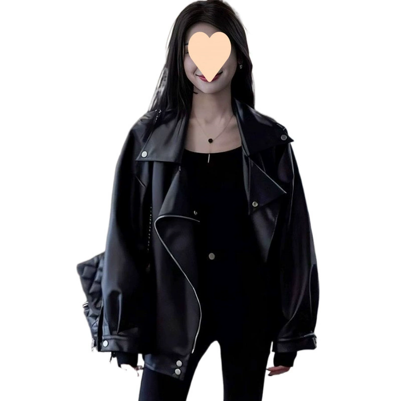 Demi-season jacket, loose fit