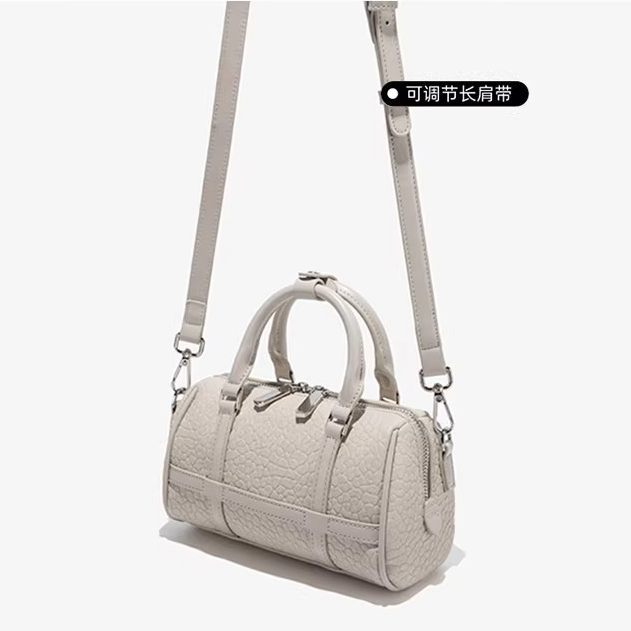 Genuine Leather Handbag 2026 New Boston Monogram Crossbody Shoulder Pillow Bag For Women Luxury Style - Thumbnail 4