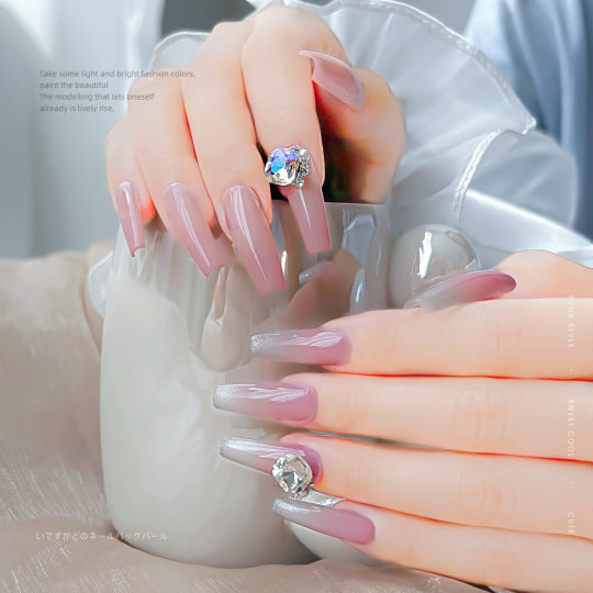 Nail art diamond jewelry wear nail art pointed bottom Crystal pile Diamond finished product fat square Pearl Rhinestone Diamond Ball nail accessories