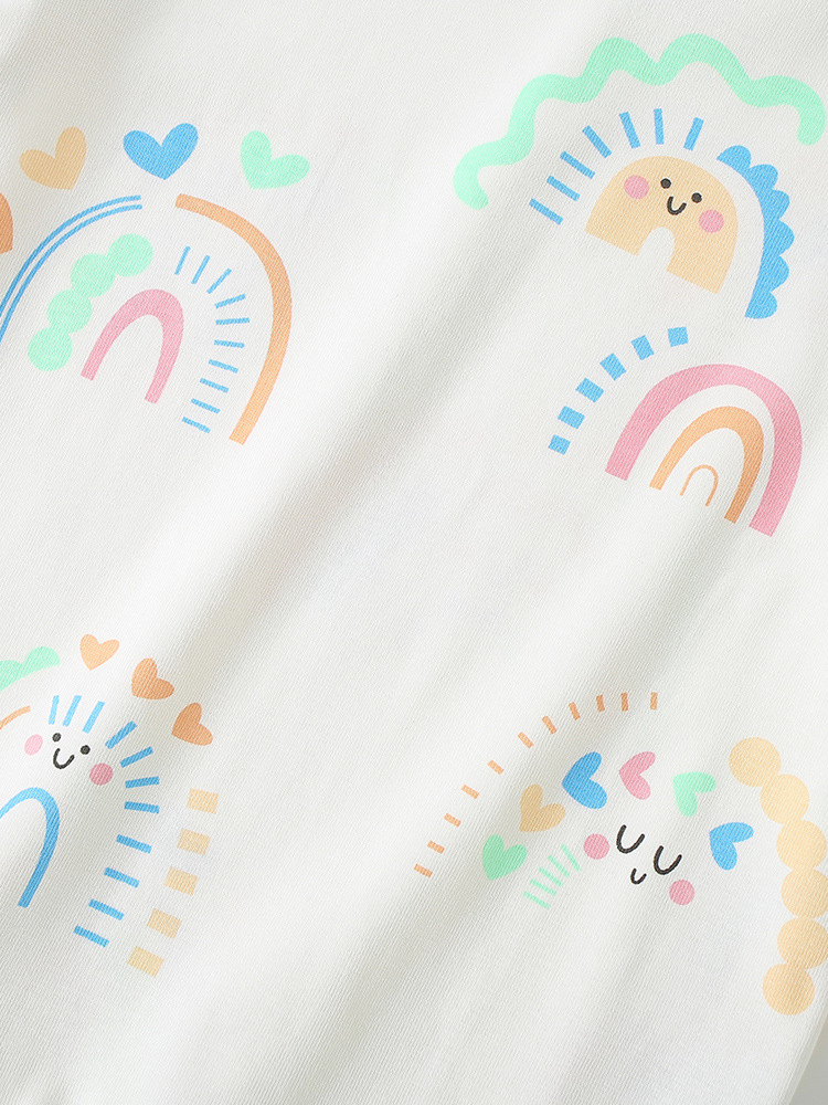 Malwee transfronterizo verano nuevo dibujos animados impresión camiseta infantil niñas y niñas manga corta suelta transpirable chaqueta de ropa de niñas
