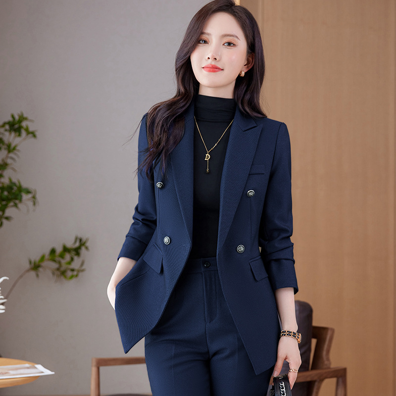 ビジネススーツ 女性用 高級感 2025秋冬新作 秋 ジュエリーショップ フォーマルウェア 6272